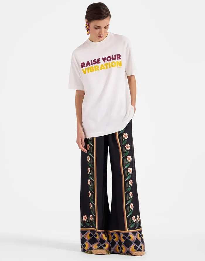 La Doublej House TShirt Off White In Jersey Women TShirts and Sweatshirts