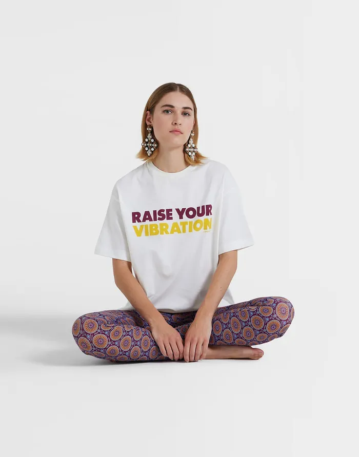 La Doublej House TShirt Off White In Jersey Women TShirts and Sweatshirts