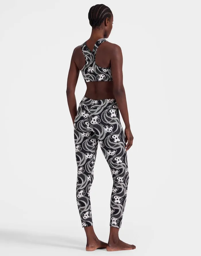 La Doublej Magica Leggings Aperol Black and White In Jersey Stretch Women Loungewear