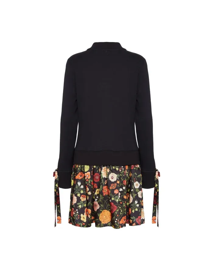 La Doublej Sporty Dress Botticelli Black In Twill Women Dresses