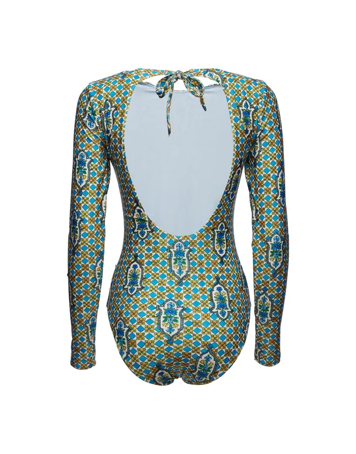 La Doublej Surf Suit Santachiara In Lycra Women Swimwear