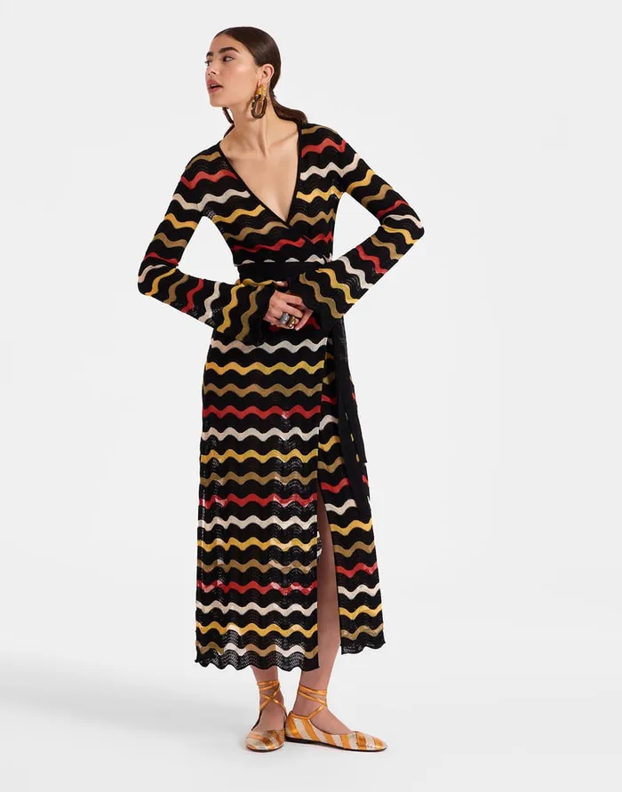 La Doublej Zephyr Dress Black In Lace Women Dresses