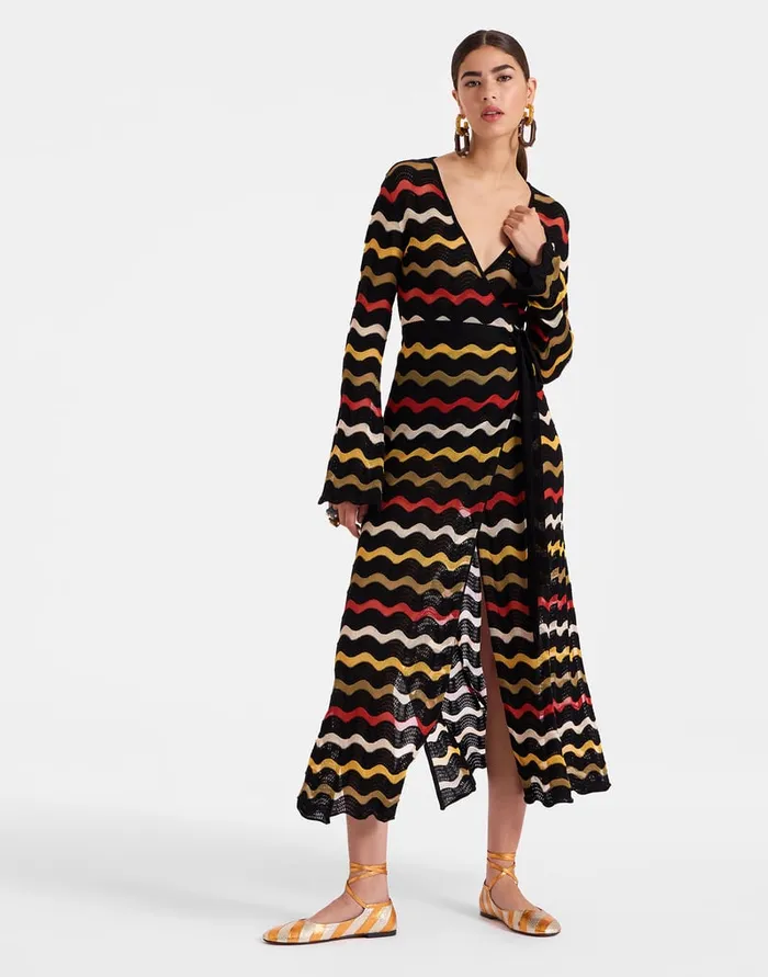 La Doublej Zephyr Dress Black In Lace Women Dresses