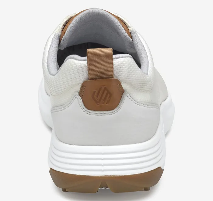 LaceUps Amherst GL1 Sport Hybrid White Coated Knit 8211 Johnston and Murphy Men