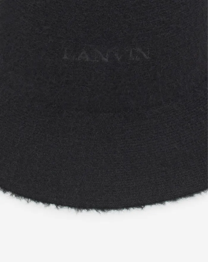 Lanvin Cotton Bucket Hat Black Men Lanvin Hats Lanvin Cotton Bucket Hat Black Men Lanvin Hats