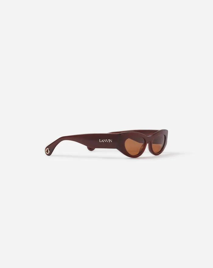 Lanvin Logo Sunglasses Browncherry Women Lanvin Sunglasses