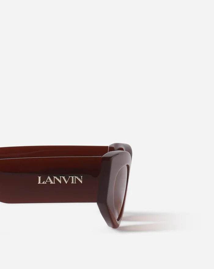 Lanvin Logo Sunglasses Browncherry Women Lanvin Sunglasses