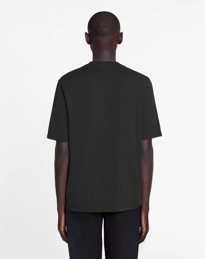 Lanvin X Future Classic Eagle Print Tshirt Black Women Lanvin TShirts and Sweatshirts