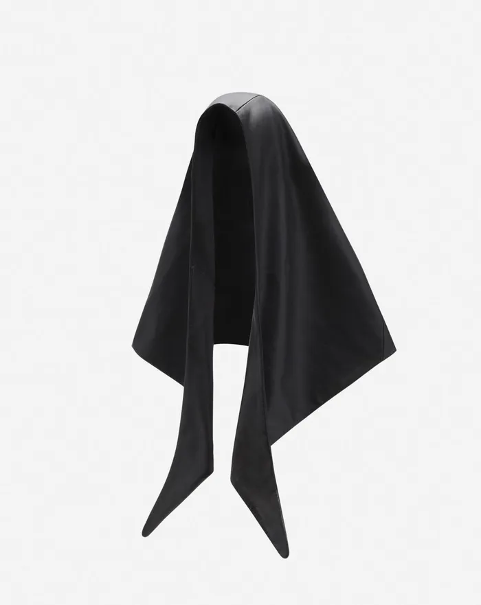 Lanvin X Future Leather Hood Black Women Lanvin Hats