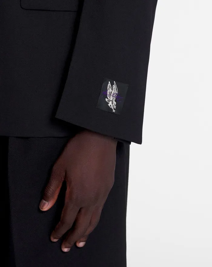 Lanvin X Future Unisex Doublebreasted Jacket Black Men Lanvin Coats and Jackets