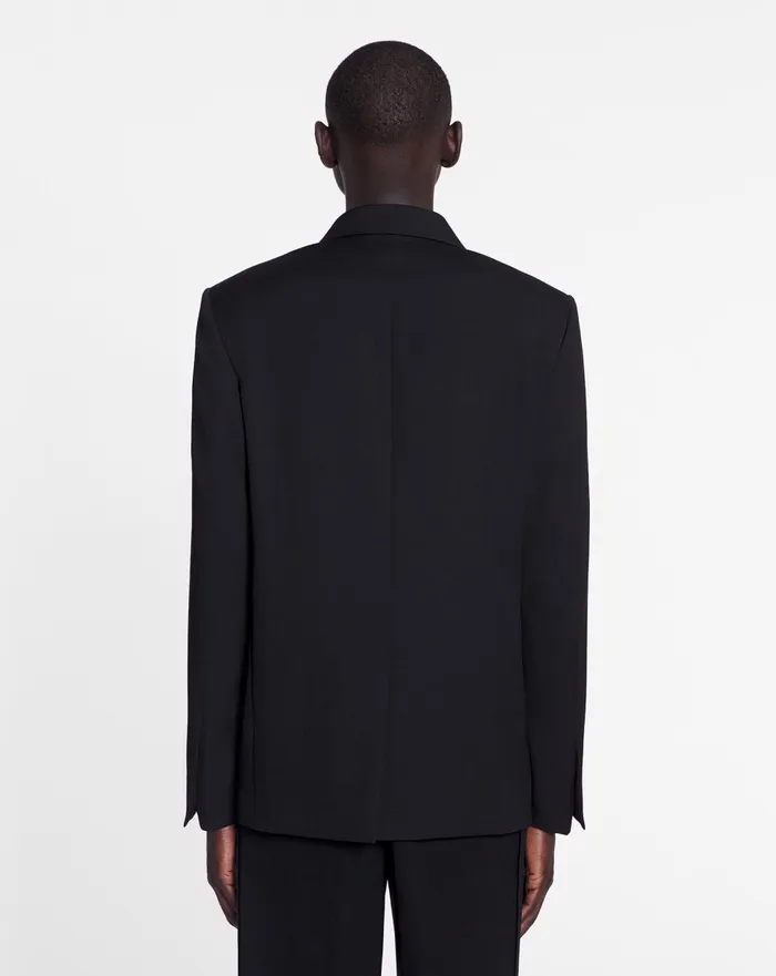 Lanvin X Future Unisex Doublebreasted Jacket Black Men Lanvin Coats and Jackets