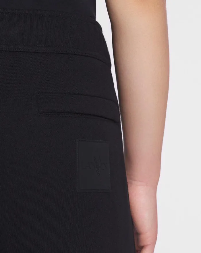 Lanvin X Future Unisex Logo Jogging Pants Black Men Lanvin Pants and Shorts