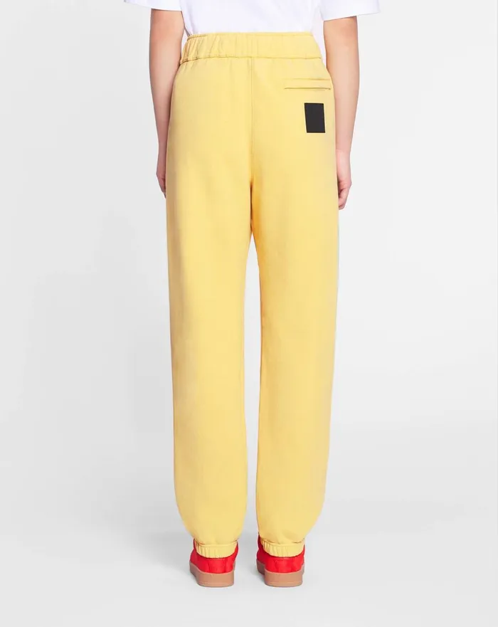Lanvin X Future Unisex Logo Jogging Pants Corn Men Lanvin Coats and Jackets