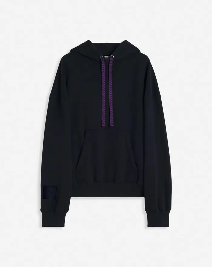 Lanvin X Future Unisex Oversized Curb Laces Black Men Lanvin Knitwear and Sweatshirts