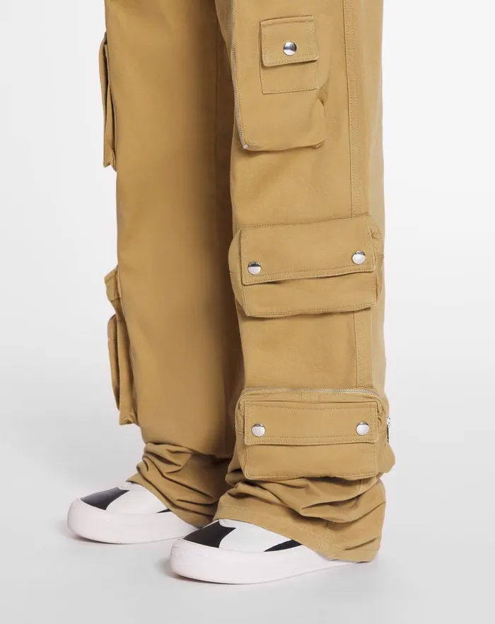 Lanvin X Future Wideleg Utility Pants Sand Women Lanvin Pants