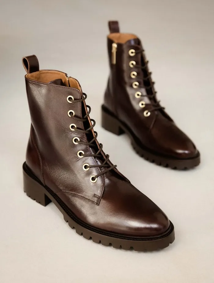 Lara Irish Coffee Women Bobbies Ankle Boots