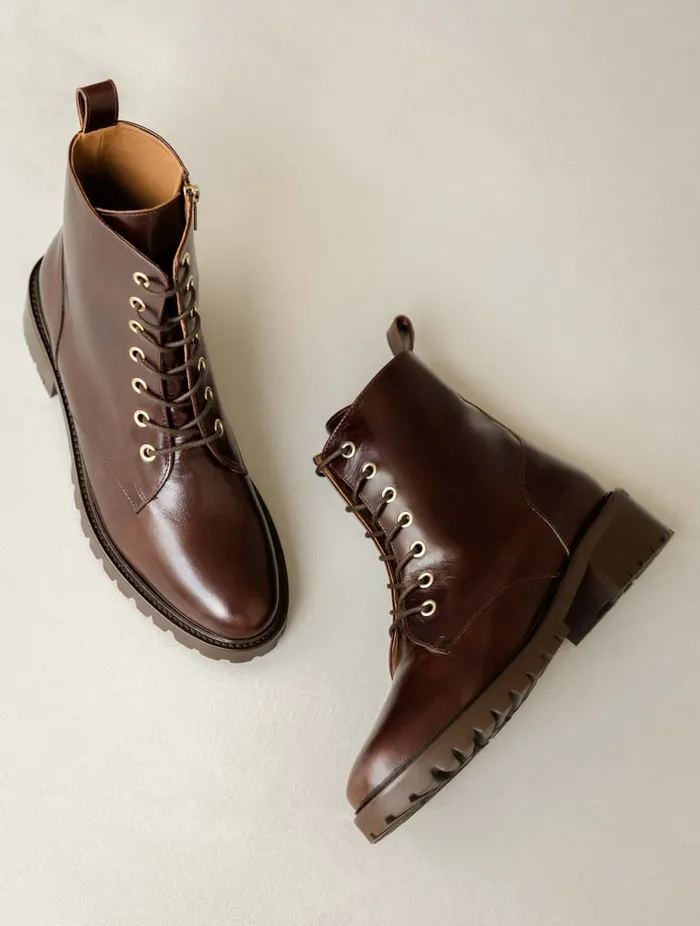 Lara Irish Coffee Women Bobbies Ankle Boots