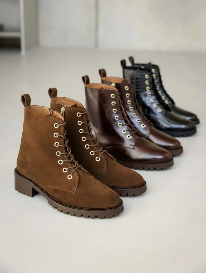 Lara Irish Coffee Women Bobbies Ankle Boots