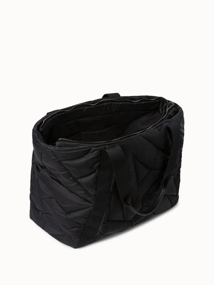 Large Handbag In Second Glance Quilt Black Women Akris Shoulder Bags