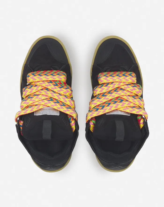 Leather Curb Sneakers Black Women Lanvin Sneakers Leather Curb Sneakers Black Women Lanvin Sneakers