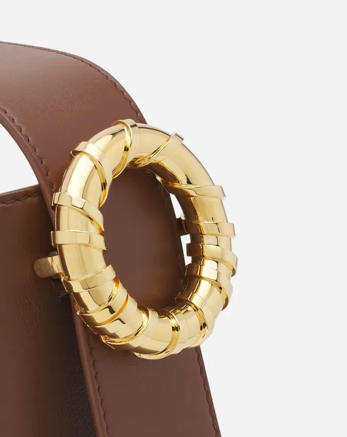 Leather Mlodie Hobo Bag Chestnut Women Lanvin Crossbody Bags and Shoulder Bags Leather Mlodie Hobo Bag Chestnut Women Lanvin Crossbody Bags and Shoulder Bags