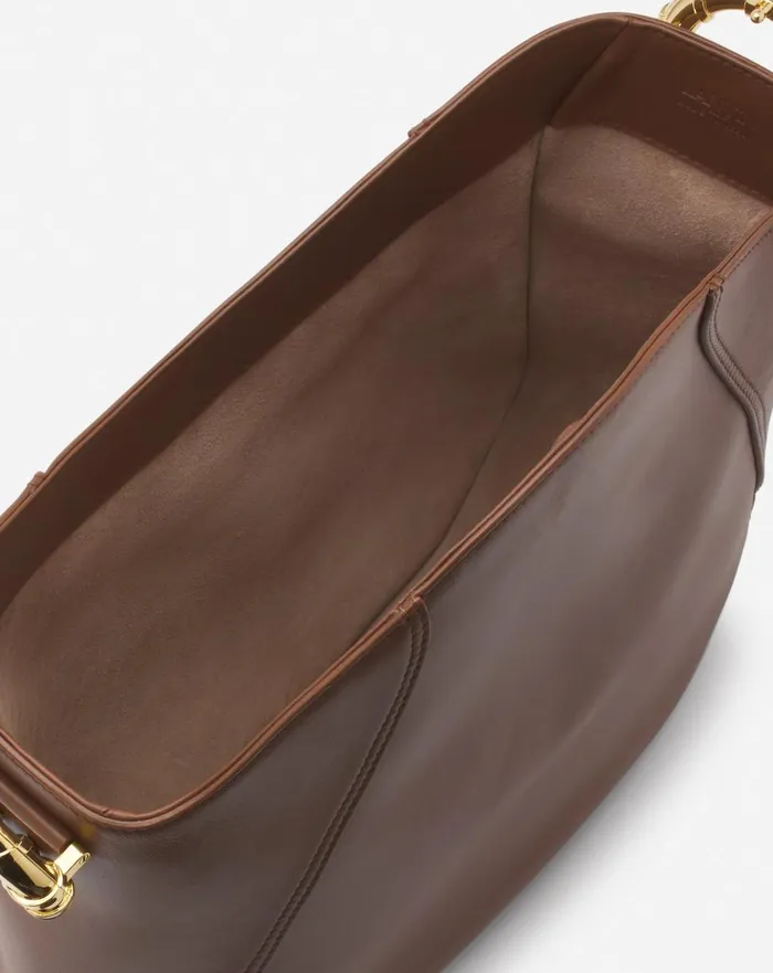 Leather Mlodie Hobo Bag Chestnut Women Lanvin Crossbody Bags and Shoulder Bags Leather Mlodie Hobo Bag Chestnut Women Lanvin Crossbody Bags and Shoulder Bags
