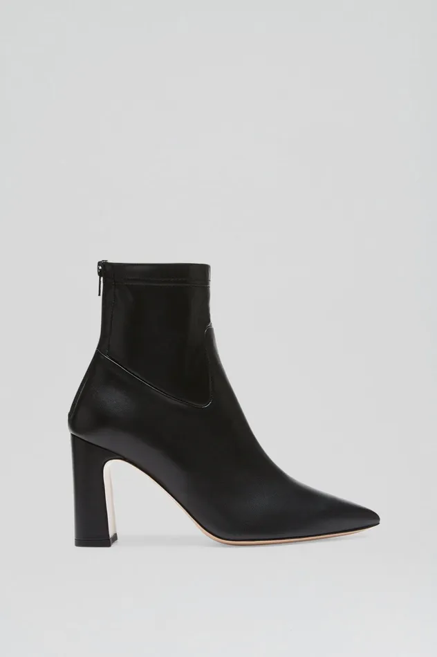 Leather STRETCH ANKLE BOOT 85 BLACK 8211 Scanlan Theodore Women Leather STRETCH ANKLE BOOT 85 BLACK 8211 Scanlan Theodore Women