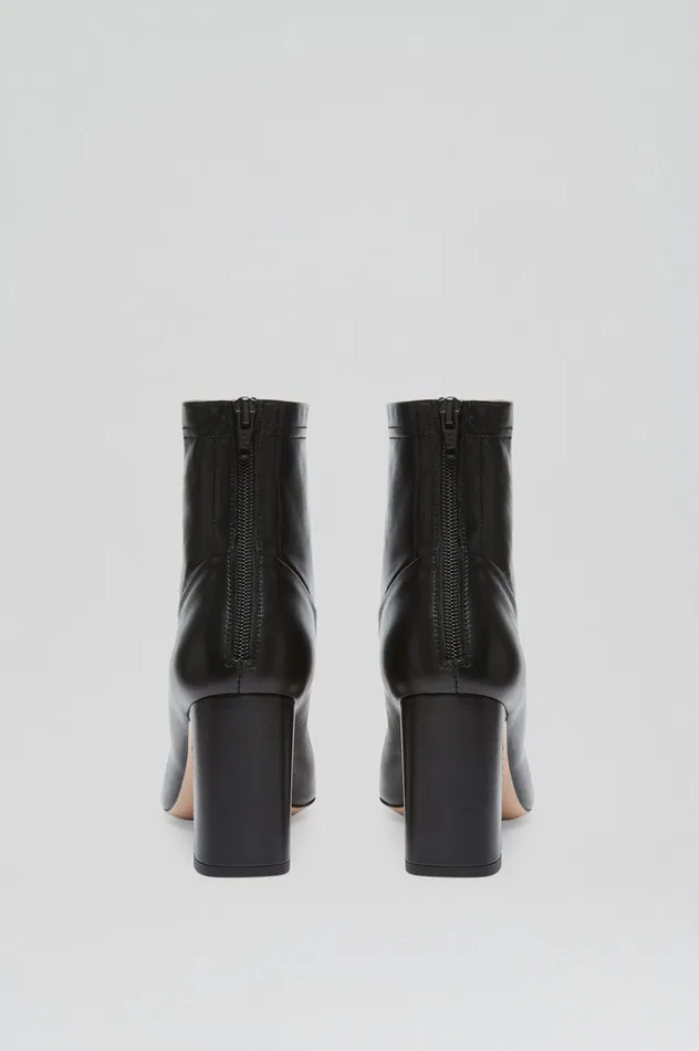 Leather STRETCH ANKLE BOOT 85 BLACK 8211 Scanlan Theodore Women Leather STRETCH ANKLE BOOT 85 BLACK 8211 Scanlan Theodore Women