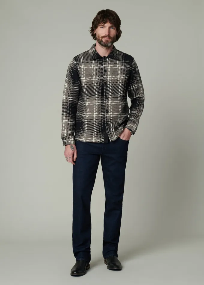 LEON PLAID OVERSHIRT Shadow Plaid Tops Tees Joe8217s Jeans Men