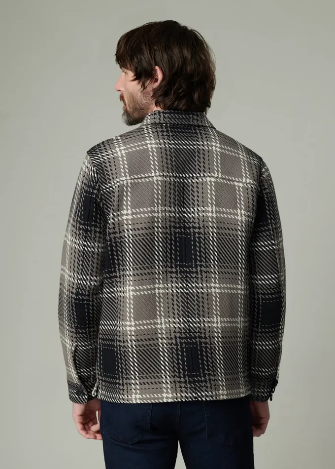 LEON PLAID OVERSHIRT Shadow Plaid Tops Tees Joe8217s Jeans Men
