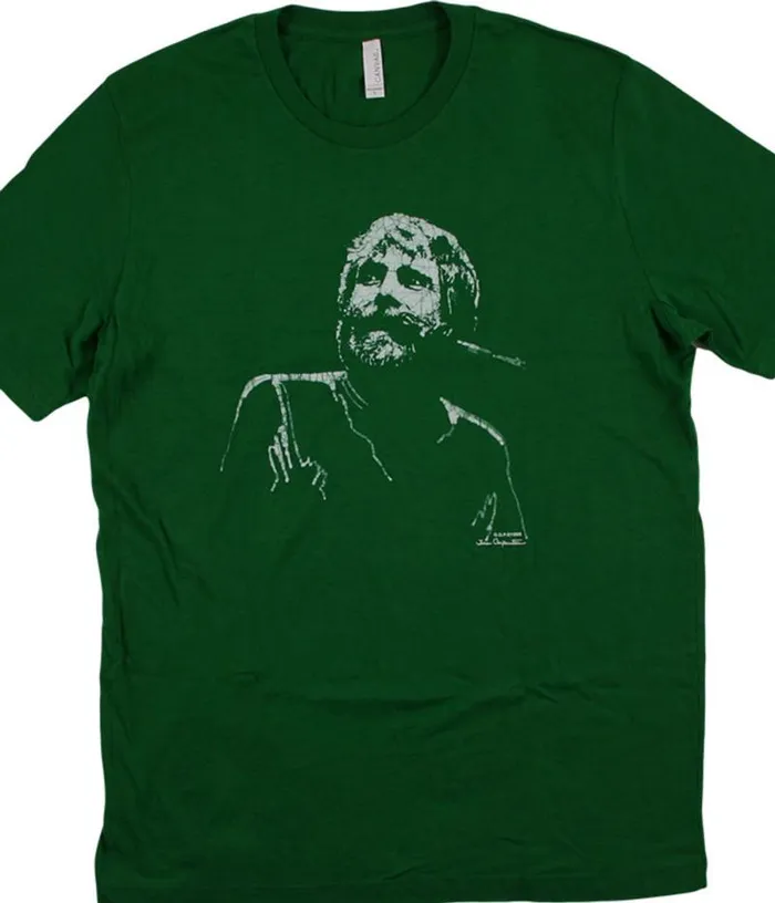 Liquid Blue Athletic TShirt Men Brent Mydland Green TShirt