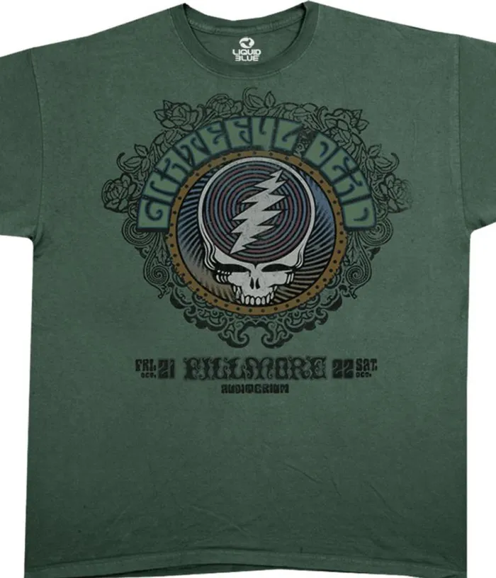 Liquid Blue Athletic TShirt Men Fillmore Green Athletic TShirt