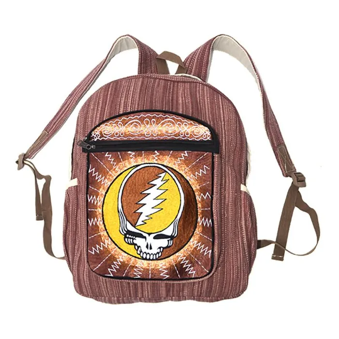 Liquid Blue Bags Accessories SYF Burst Striped Backpack