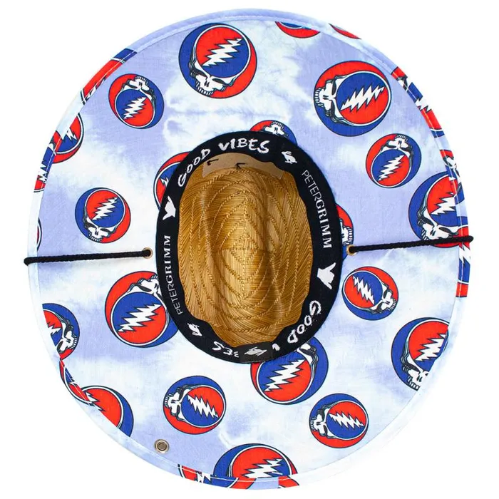 Liquid Blue Hats Accessories Steal Your Face Straw Sun Hat