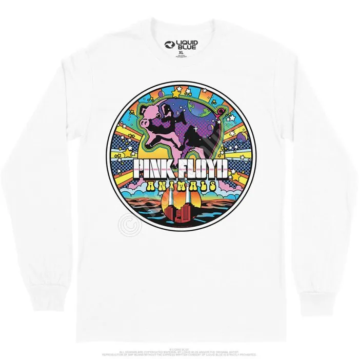 Liquid Blue Long Sleeve Men Animals Mod Long Sleeve TShirt