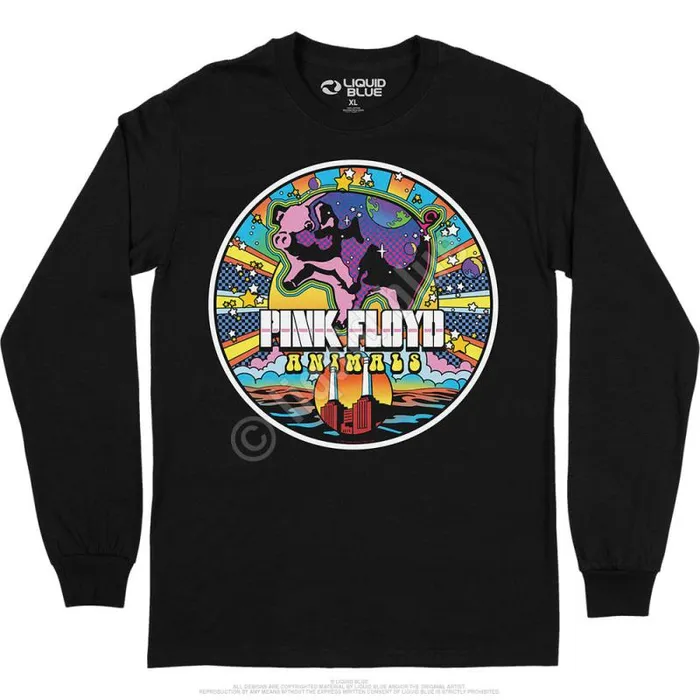 Liquid Blue Long Sleeve Men Animals Mod Long Sleeve TShirt