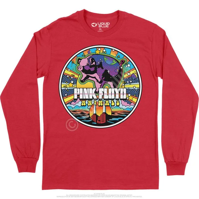Liquid Blue Long Sleeve Men Animals Mod Long Sleeve TShirt
