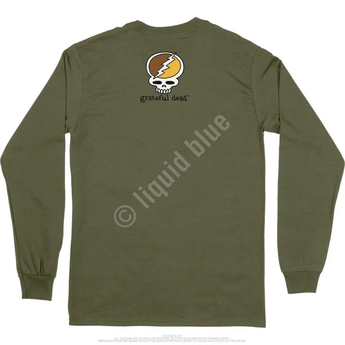 Liquid Blue Long Sleeve Men Bongo Dead Is Better Long Sleeve TShirt