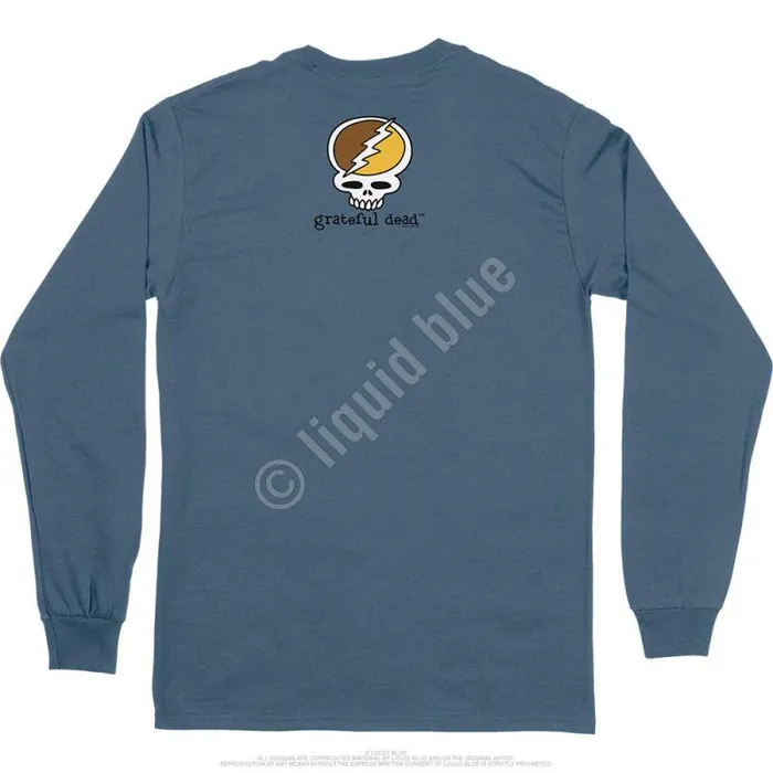Liquid Blue Long Sleeve Men Bongo Dead Is Better Long Sleeve TShirt