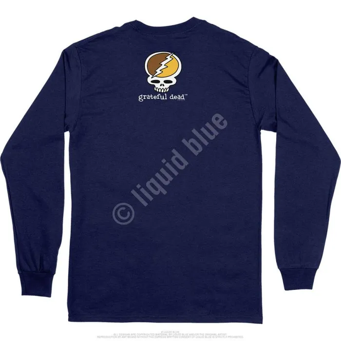 Liquid Blue Long Sleeve Men Bongo Dead Is Better Long Sleeve TShirt