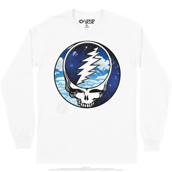 Liquid Blue Long Sleeve Men Steal Your Sky Space Long Sleeve TShirt