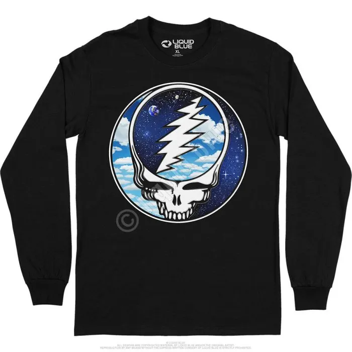 Liquid Blue Long Sleeve Men Steal Your Sky Space Long Sleeve TShirt