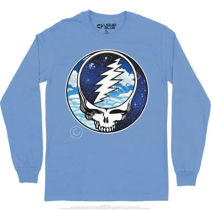 Liquid Blue Long Sleeve Men Steal Your Sky Space Long Sleeve TShirt