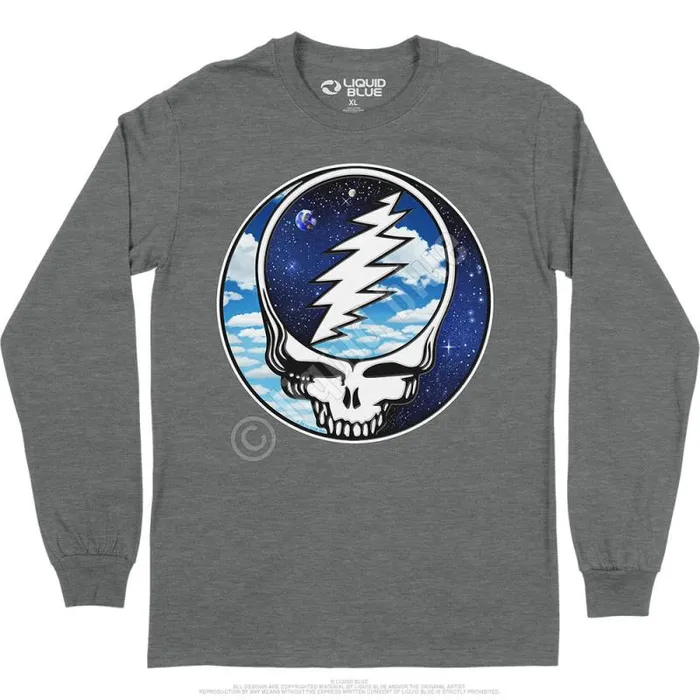 Liquid Blue Long Sleeve Men Steal Your Sky Space Long Sleeve TShirt