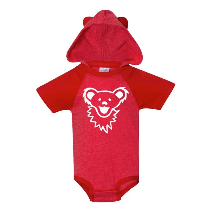 Liquid Blue Onesies Kids GD Bearface Hooded Red Onesie