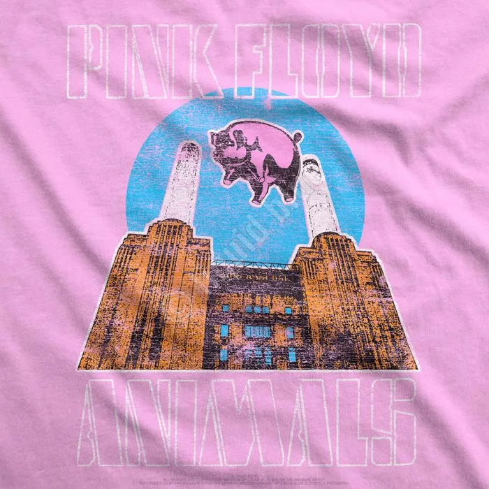 Liquid Blue TShirt Men Animals Pink TShirt