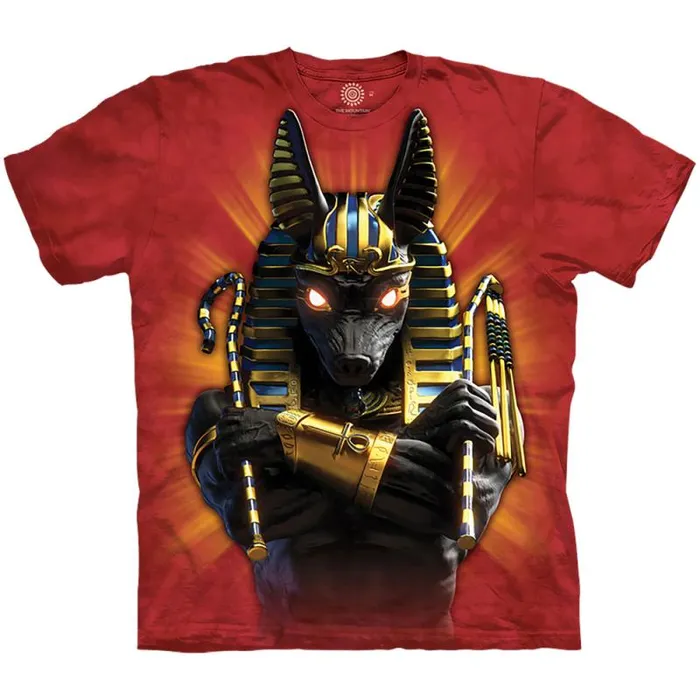 Liquid Blue TShirt Men Anubis Soldier Classic Cotton TShirt