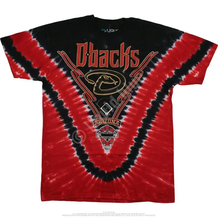 Liquid Blue TShirt Men Arizona Diamondbacks V TieDye TShirt
