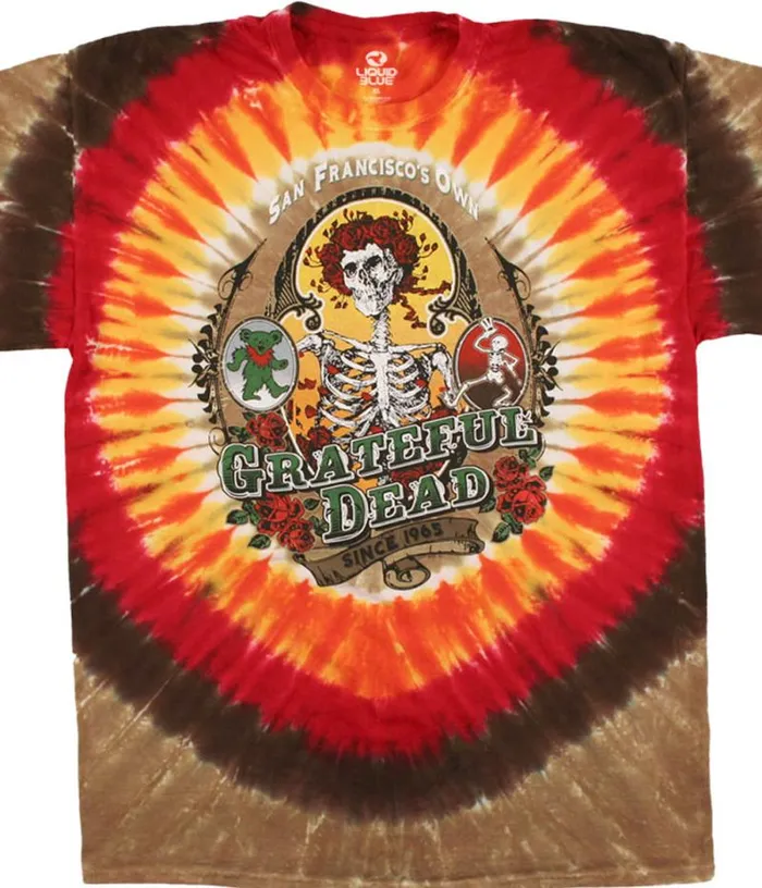 Liquid Blue TShirt Men Bay Area Beloved TieDye TShirt