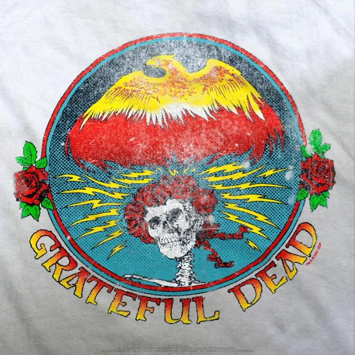 Liquid Blue TShirt Men Bertha Eagle TieDye TShirt